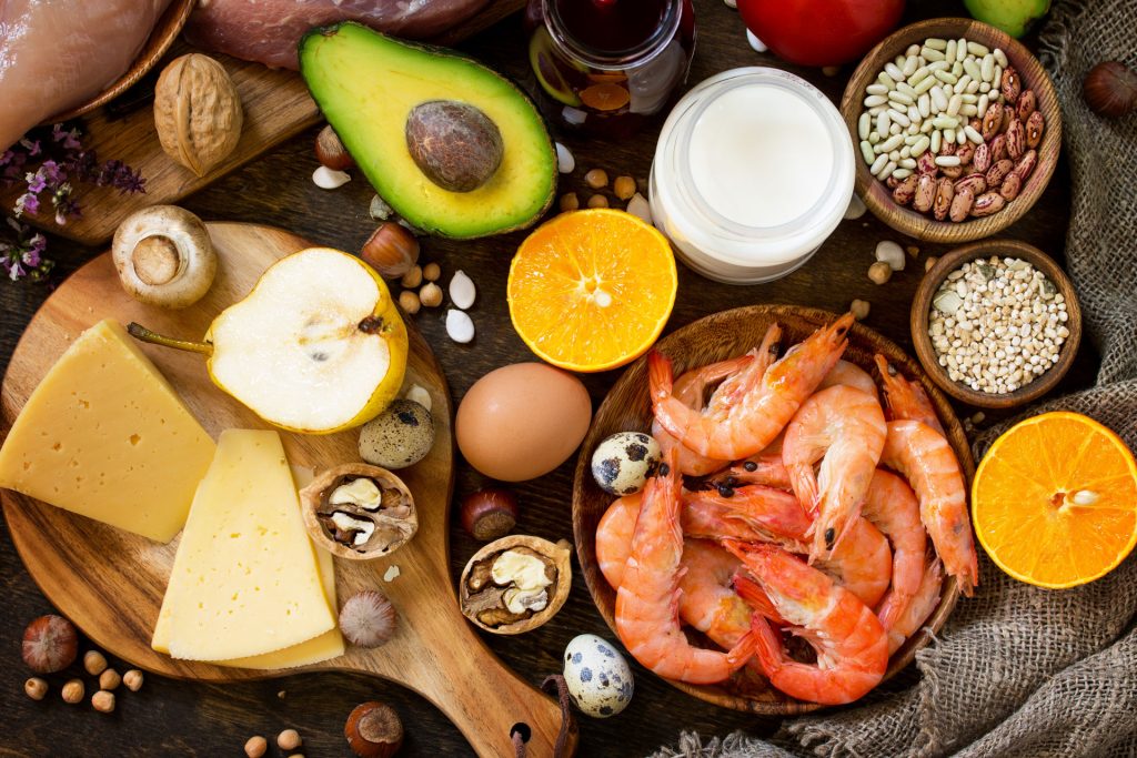 Healthy foods for people with high cholesterol.