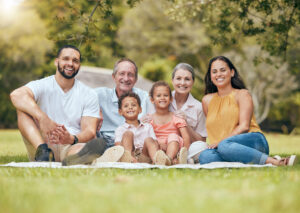 Big family picnic.