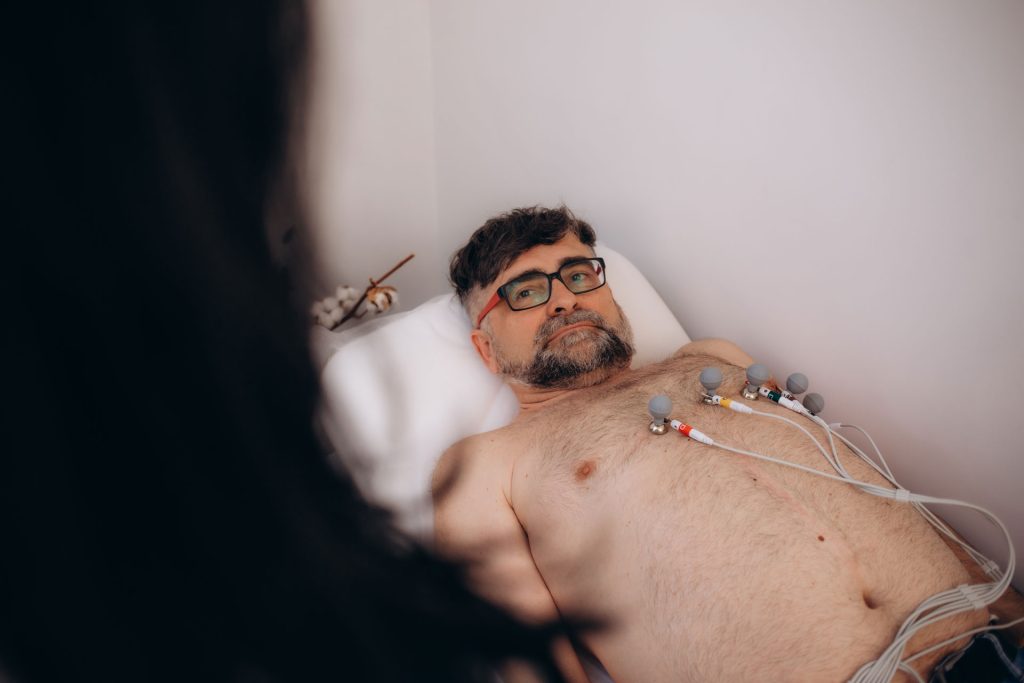 Electrocardiogram procedure.