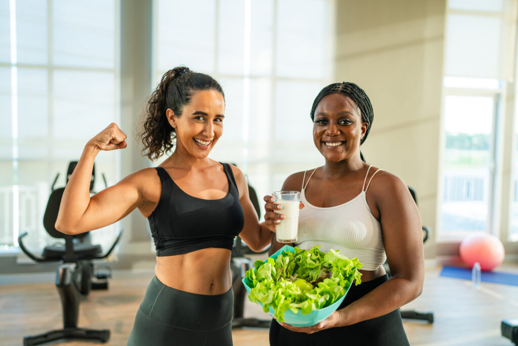 Fit women.